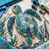 Thematisches Patchwork-Nähset mit Stoffmaterialien für DIY-Projekte