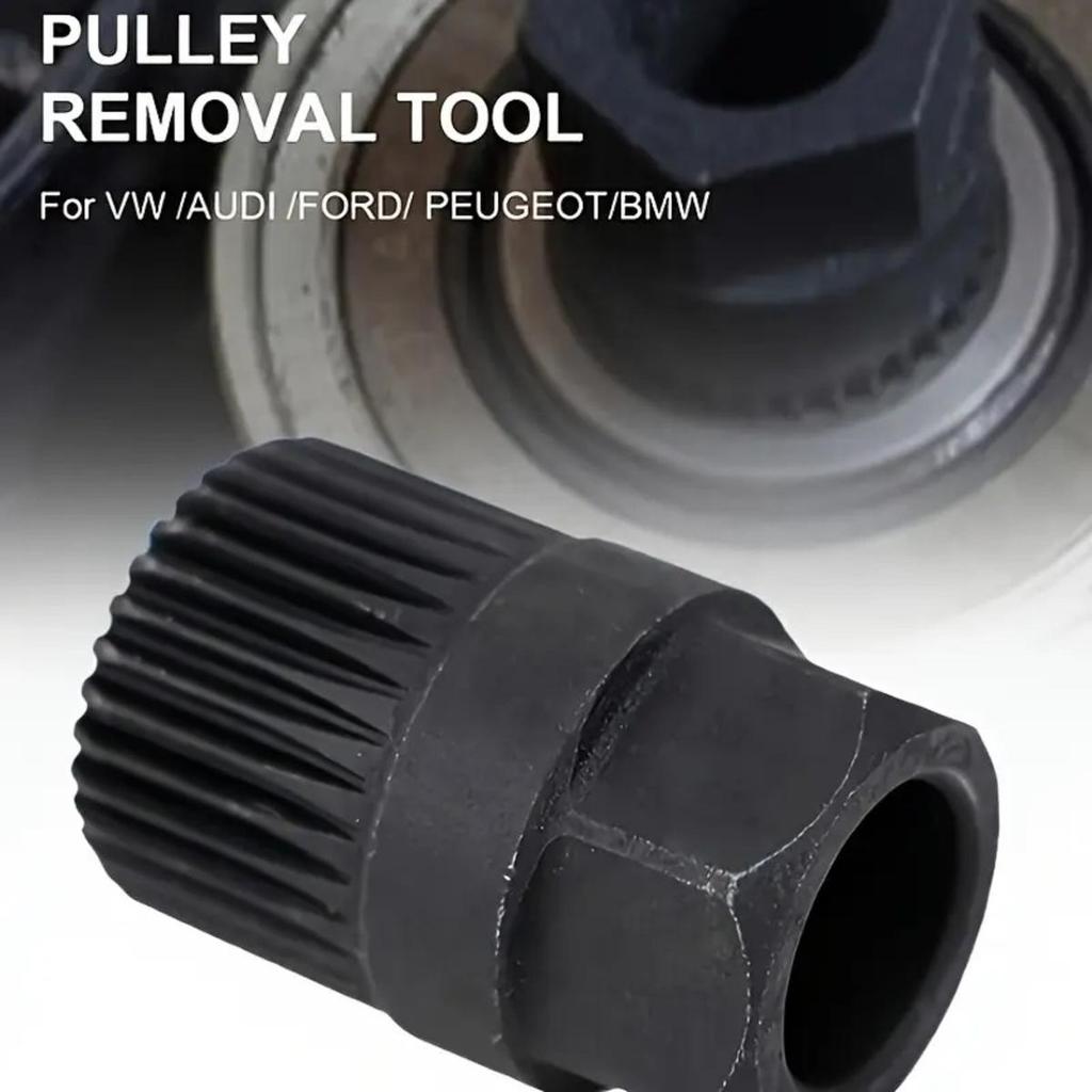 33 Teeth Hexagon Generator Pulley Removal Tool Alternator Clutch Free Wheel Pulley Disassembly Tool Accessories