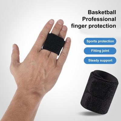 Outdoor Sports Finger Sleeves Protectors with Fastener Tape Super Soft Breathable Compression Elastic Adjustable Finger Wraps Straps
