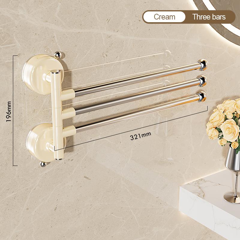 

Держатель для полотенец в ванной комнате с присоской, неперфорированный, настенный, многопозиционный, вешалка для хранения вещей в ванной комнате M