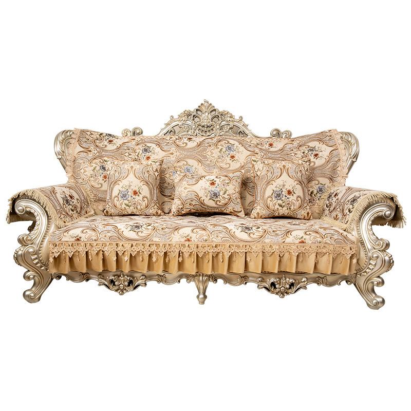Sofa Towel European Chenille Sofa Cushion Four-Season Universal Sofa Cover High-End Sofa Cover Lace Embroidered Seat Cushion