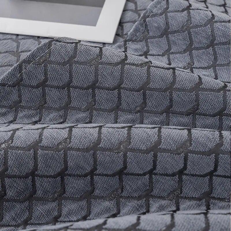 Univerzální potah na pohovku Four Seasons, jednobarevný kostkovaný polštář do obývacího pokoje, protiskluzový, prachotěsný, ochrana nábytku