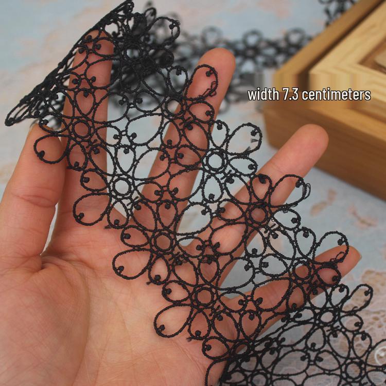 Hollow Polyester Lace Trim for DIY Clothing & Hair Accessories