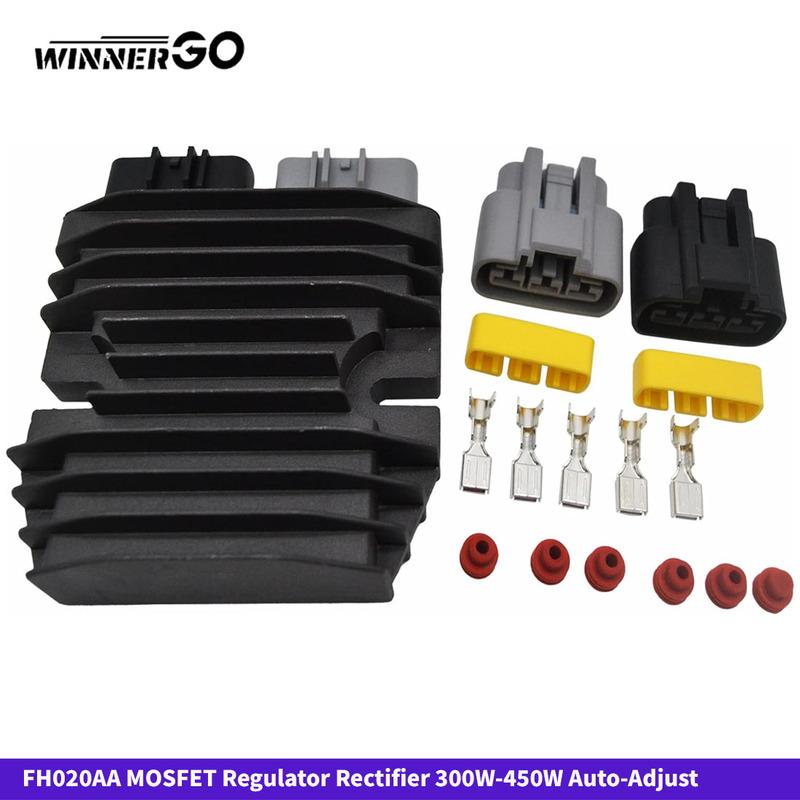 MOSFET Regulator Rectifier 300W-450W Auto-Adjust 35A 12V Shindengen FH020AA for Yamaha Honda Kawasaki BMW 3PHASE Charging System