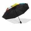 Pippi Longstocking Themed Travel Umbrella-8 Ribs Automatic Opening and Closing, Portable Folding Design, Compact and Stylish Umbrella Suitab