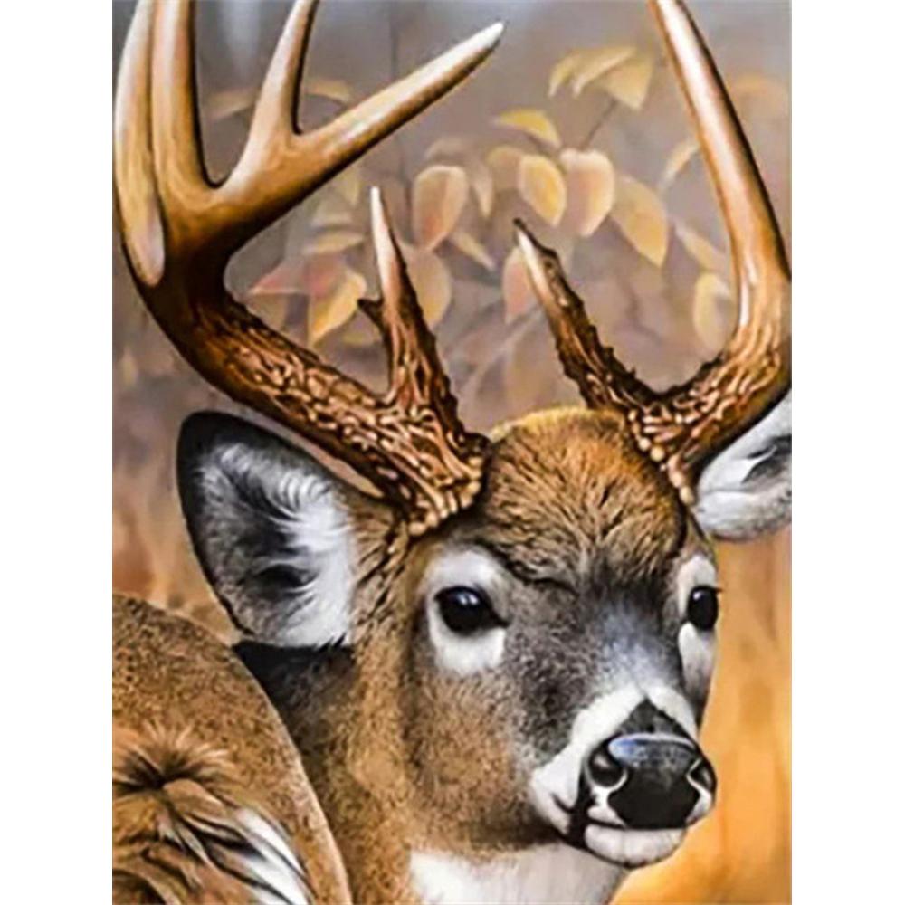 

3D DIY алмазная живопись олень вышивка крестиком распродажа Алмазная вышивка животное изображение горный хрусталь ремесленный декор для дома Full Round 30X40CM оранжевый