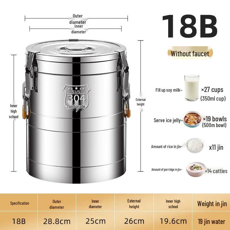 

Комерційний контейнер для харчових продуктів з нержавіючої сталі