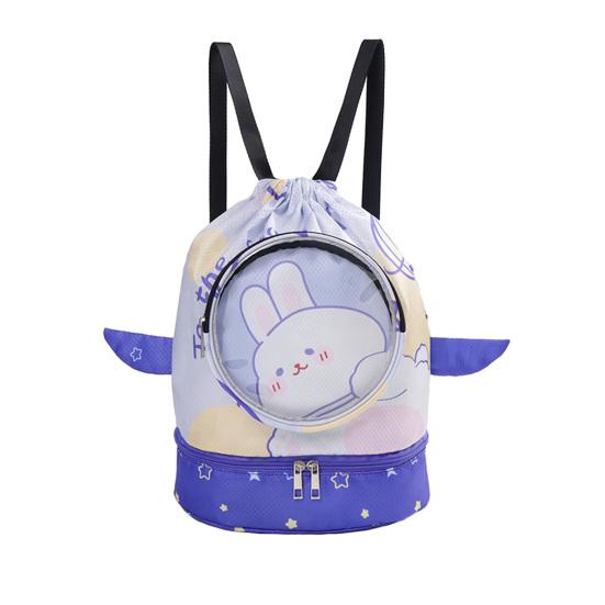 Sac De Natation Enfant étanche – Séparation Sec/humide, Motif Pieuvre, Grand Compartiment Chaussures