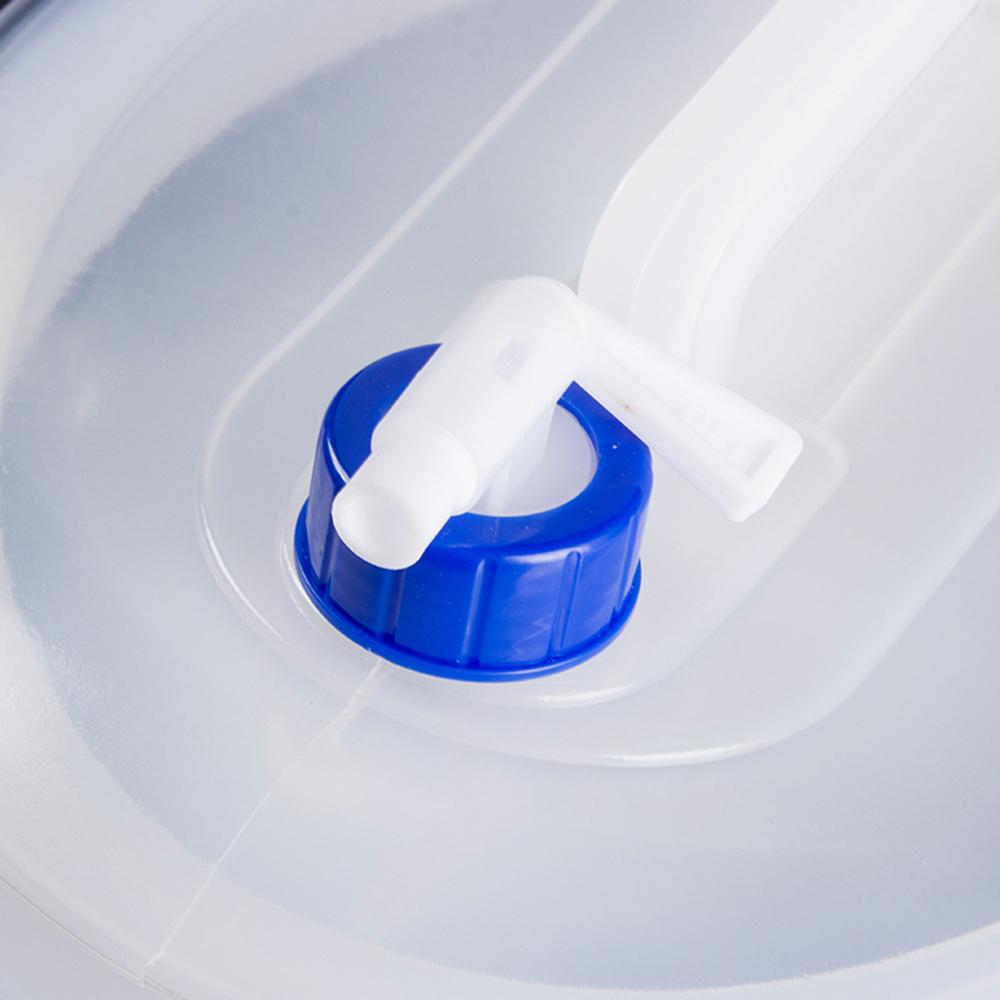 Large Capacity Portable Folding Water Container with Spigot Camping Water Storage Carrier Jug Collapsible Water Canteen Travel Bottle Bucket Reusable