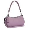 Coach Ashton 25 Metal Hardware Leather Shoulder Bag Medium Women Shoulder Bag Silver Light-Purple CDA95-SVIZ