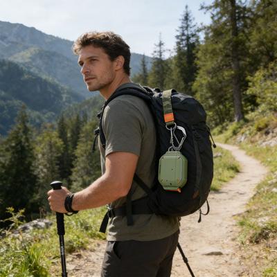 Full Body Protective for True Wireless Earbuds Featuring Built In Cleaning Pen Safety Lock Design and Carabiner Clip for