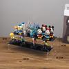 Black Handmade Toy Display Rack 1/2/3/4/5 Layer Ladder Shelf for Building Block Model Doll Office Cosmetics Storage