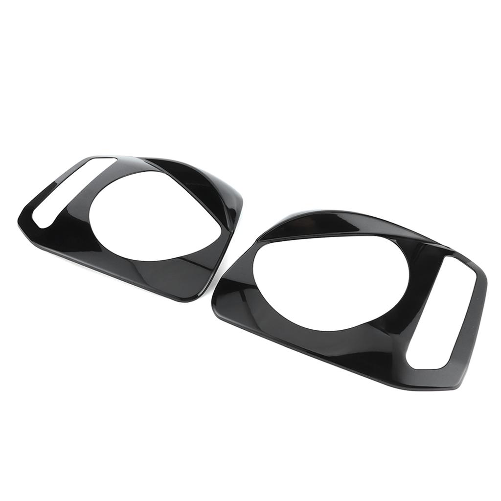 2Pcs Car Front Headlight Cover Headlamp Trim Decor Fit for Suzuki Jimny 2007‑2017