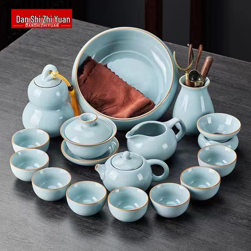 Danshi Zhiyuan Ru Kiln Ceramic Teapot