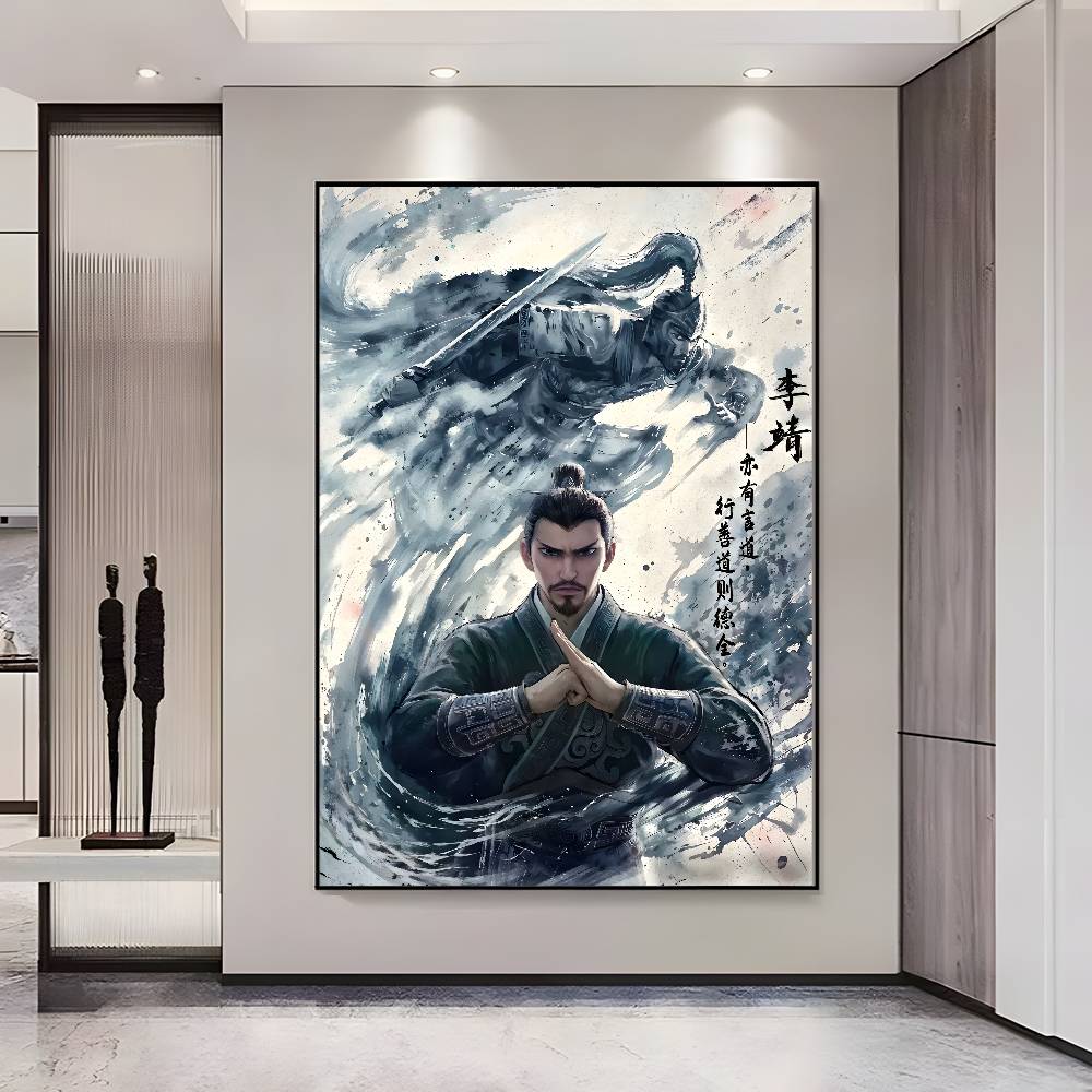 Chinese Anim Nezha Poster HD Posters Self Adhesive Waterproof Ideal for Living Room Bedroom Bar Decoration