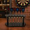 Wall Mounted Dart Rack Holder Stand with 6 Slot Durable Acrylic Organizer Compact Professional Display Rack for Game Room Storage And Organization