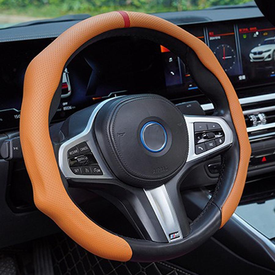 Breathable Car Steering Wheel Cover Booster Protective Cover For Honda Accord Civic Fit CRV HRV Jazz Odyssey Car Accessories