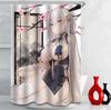 Tenda da Doccia Nuda con Stampa di Ragazza Anime Seno Grande Sedere Grande Forniture per Bagno Decorazione Bagno Impermeabile di Alta Qualità con Gancio