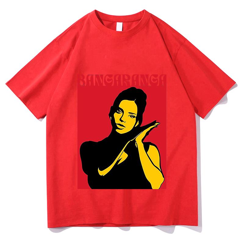 Dara Bangaranga Tshirts Pure Cotton Casual Tshirts Summer Comfortable Female Tees Loose Fashion Oneck Unisex Tees Streetwear