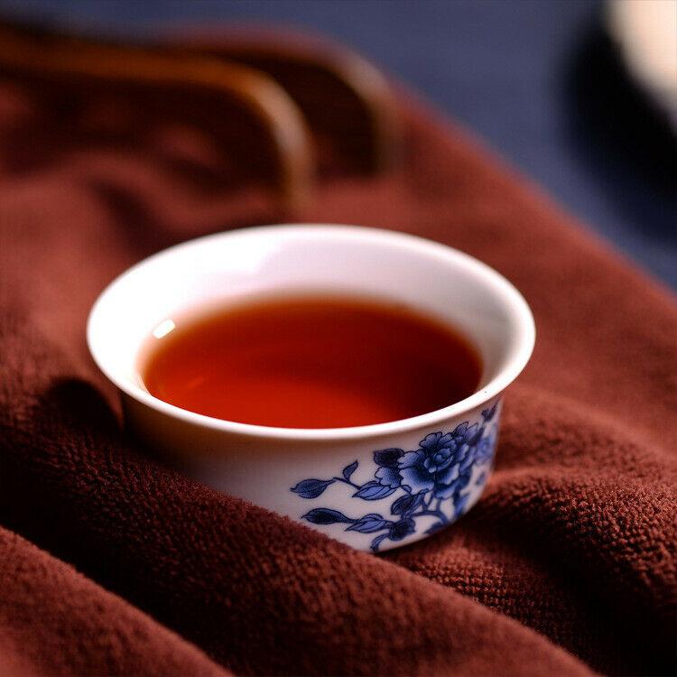 357g Yunnan Pure Ripe Puer Material Glutinous Rice Fragrant Shu Pu-erh Tea Cake