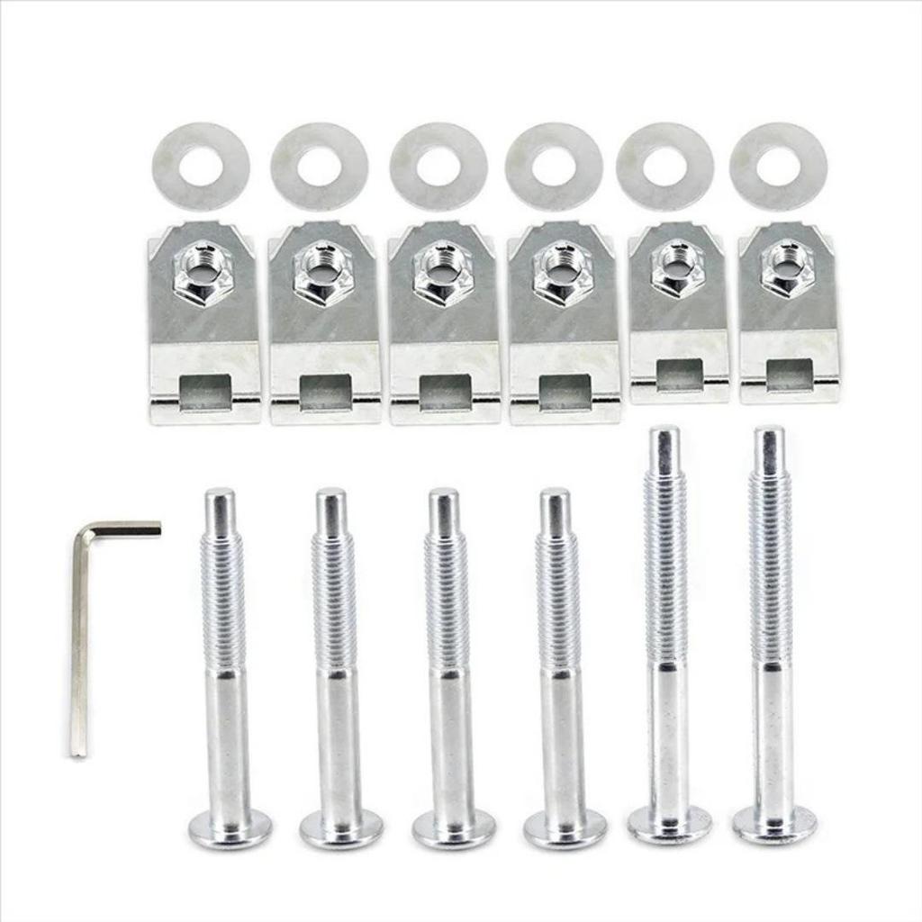 Mazda Ford Chassis Bolts Set 924-310: 6 Pieces (2 Long, 4 Short)