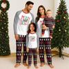 Christmas Day Prints Family Matching Long Sleeve Tops+Pants Set Family Matching Sets