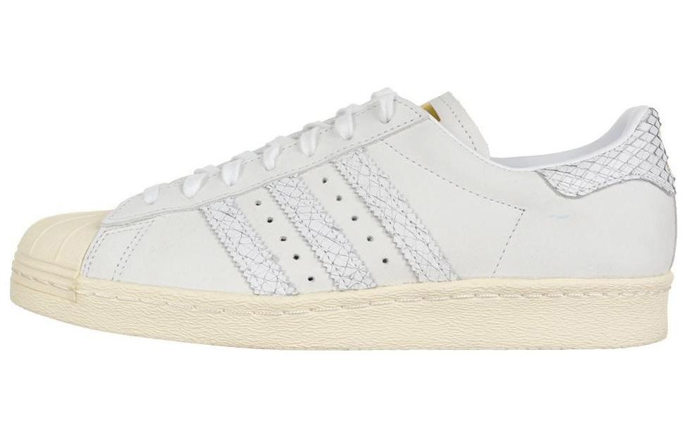 Adidas Originals Superstar 80s Низкие Скейтбордические Кроссовки Унисекс Экрю BY9075 37⅓