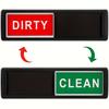Dishwasher Magnet Clean/Dirty Sign - Non-Scratching, Strong Magnet or Adhesive Options, Easy-to-Use Indicator for Clean or Dirty Dishes