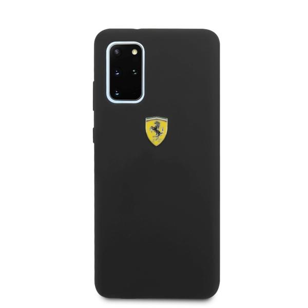 Ferrari Hardcase Fessihcs67Bk S20+ G985Czarny/Black Silicone