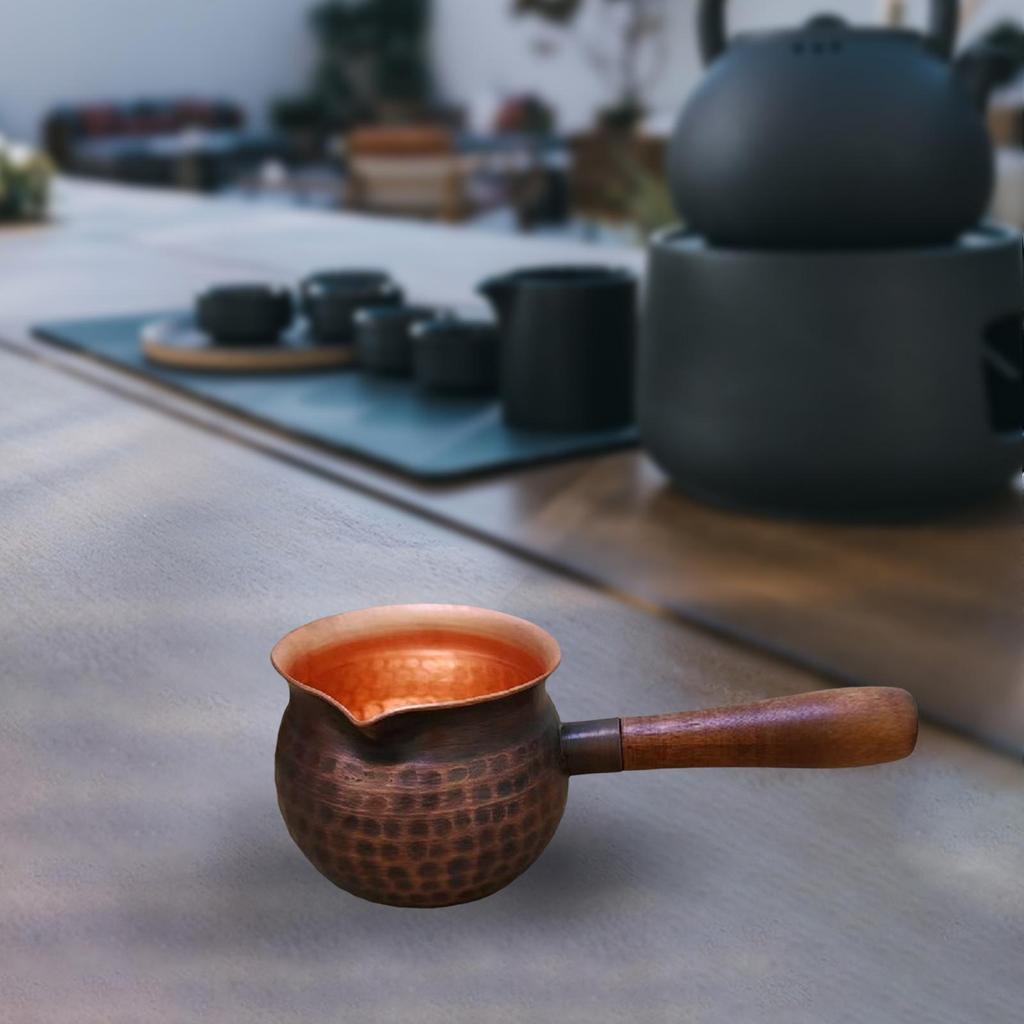 Copper Tea Kettle Tea Infuser 300 Ml Tea Lovers Gift Turkish Coffee Pot Coffee