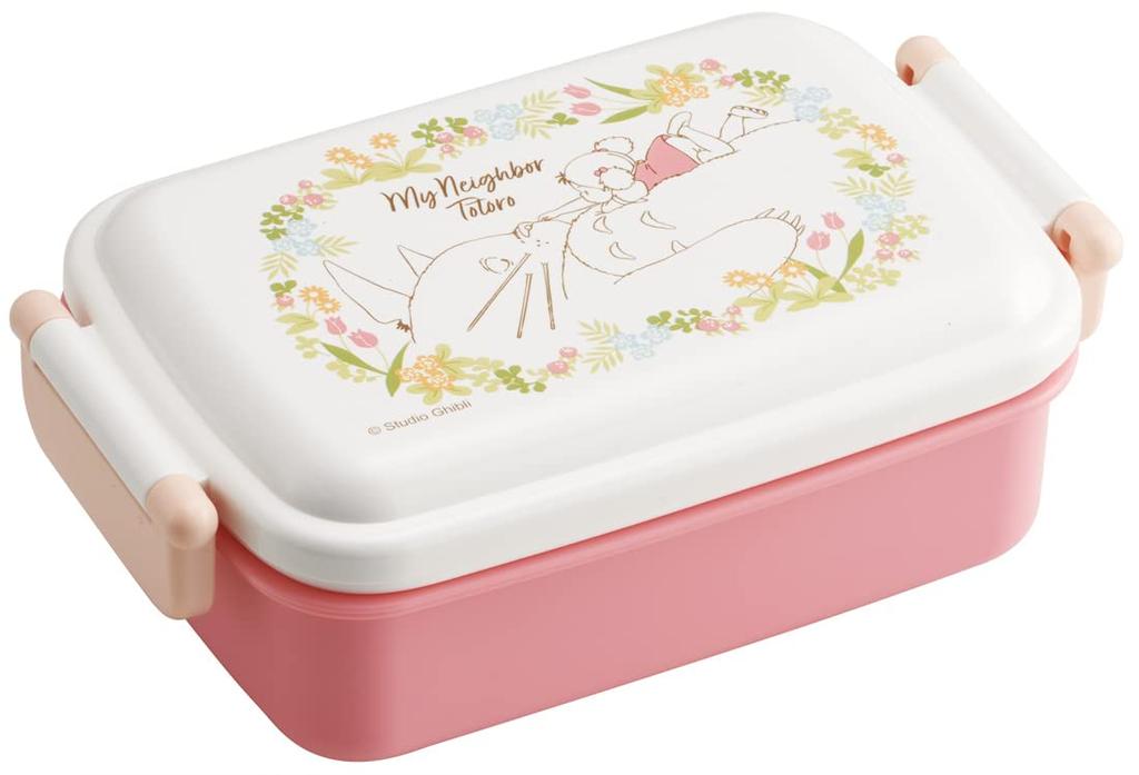 Skater Lunch with a Soft Single Made in Ghibli Totoro and Mei Children's Box, 450ml, Dome-Shaped Lid, Tier, Japan, Design, Girl's RBF3ANAG-A