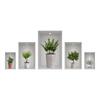 DIY Mural Art Livingroom Bedroom 3D Decal Greenery Bonsai Wall Stickers Creative Plants Potted