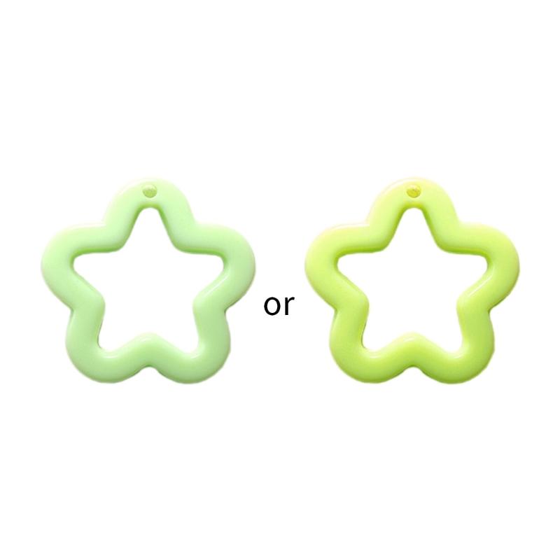 

Красочные подвески-звезды DIY ожерелье браслет серьги оправа подвеска для изготовления ювелирных изделий фурнитура подарок на День святого Валентина зелёный