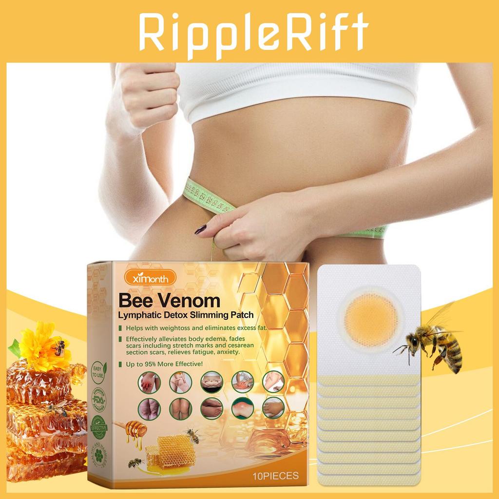 Ximonth Bee Venom Lymphatic Body Shaping Patches For Firm Tight Skin And Slimmer Figure