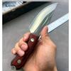 1PC Wooden Kitchen Chef's Knife Barbecue Fishing Knife Kitchen Chopper Sharpener Knife
