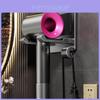 Modern Minimalist Aluminum Wall Mount Hair Dryer Holder With Antitheft Design For Hotels And Bathrooms