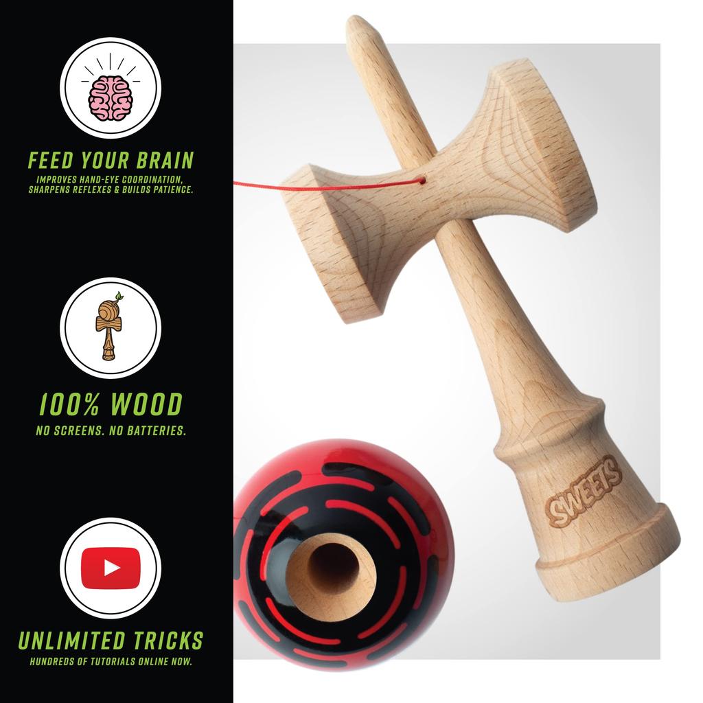 Sweets Kendamas PRIME RADAR Red
