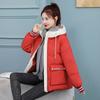 Women's short  jacket Women's new loose student bread jacket Thickened  jacket