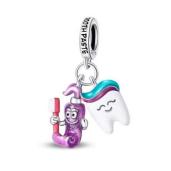 

New 925 Silver Emergency Kit Stethoscope Dentist Career Charms Pendants Fit 925 Original Bracelets DIY Jewelry