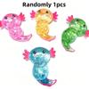 Γκλίτερ Μαλτόζη Αξολότλ Squishy Παιχνίδι Πίεσης Χαριτωμένο Διασκεδαστικό Ανακούφιση Άγχους Σαλαμάνδρα Αργής Ανάκαμψης Μπαλές Στρες Fidgets Παιχνίδια