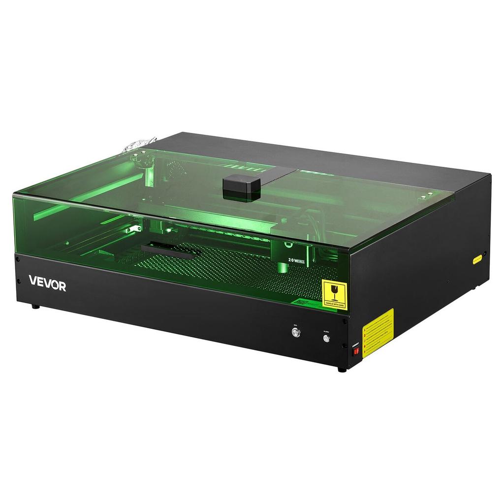 Laser Engraver, 20W, Laser Engraving and Cutting Machine with Enclosure Camera, Laser Cutter, 36000 mm/min, 500 x 320 mm Working Area, for Wood,