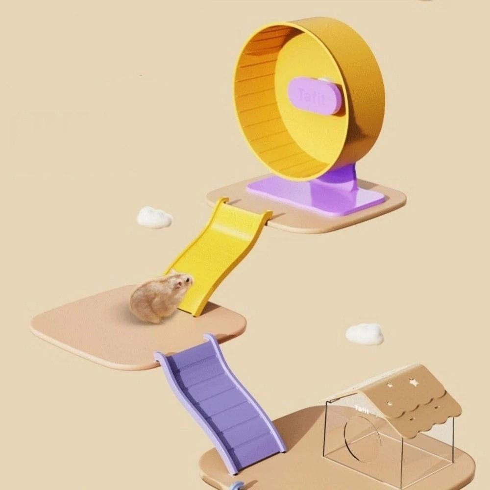 Colorful Hamster Climbing Ladder Interactive Decorative Guinea Pigs Bridge Wave Shape Guinea Puzzle Small Animals