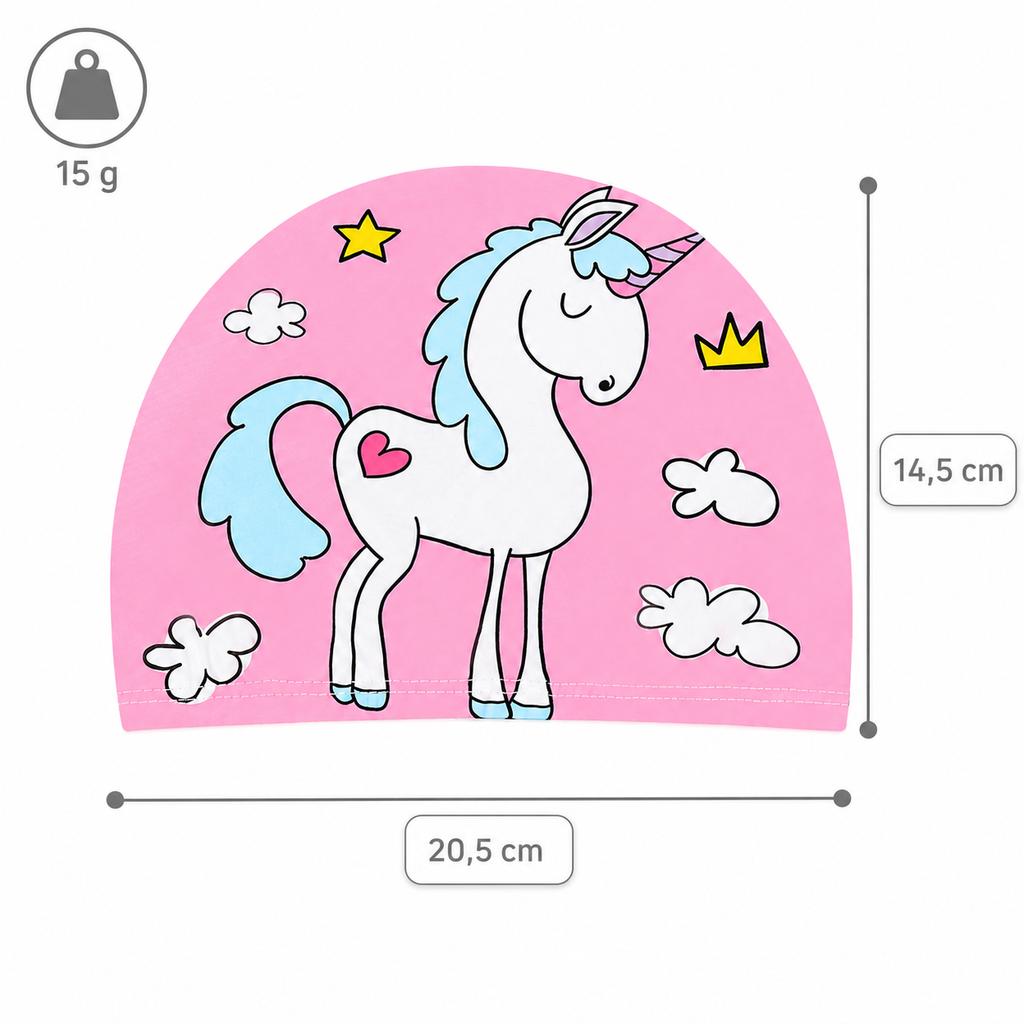 Aqua-Sport Czepek Junior Polyester Printed Unicorn Clouds  As8641