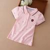 Kinder Poloshirts Sommer Kurzarm Baby Mädchen Print T-Shirt Shirt Schulkleidung 4-12 Jahre Kinder Baumwolle T-Shirts