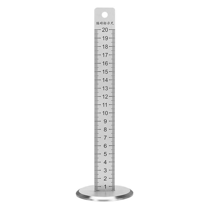 A96I-Equal Height Ruler Positioning Horizontal Ruler Metal Tile Tool Lay Floor Tile Tool For Bricklayer