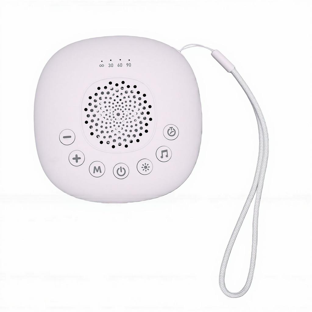 White Noise Machine for Adults Infants Sleeping Relaxation with Color Night Light 20 Sounds 3 Timer for Home Travel