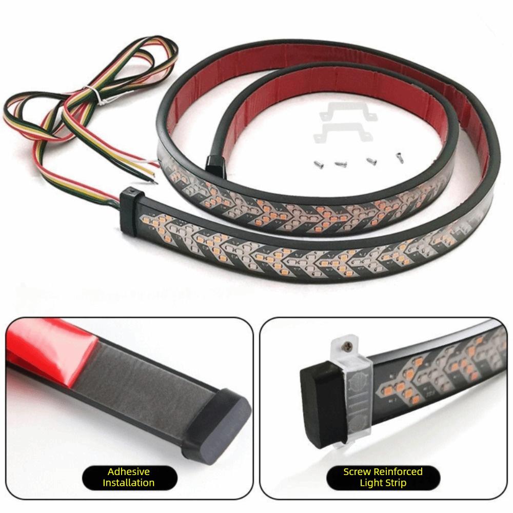 12-24V Turn Signal Lamp Sequential Flowing Reverse Tail Light Tailgate Light Bar  For Pickup Truck