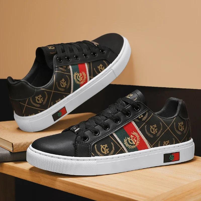 Mens Sneakers Walking Men Casual Shoes Fashion Brand Running Sport Male Man Leather Shoes for Men Designer Platform Mens Shoes