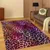 Zebra Streifen Leopard Muster Tiger Streifen Teppich Läufer für Spielzimmer Schlafzimmer Wohnzimmer Sofa Fußmatte Dekor, Kinderspiel Rutschfeste Matte