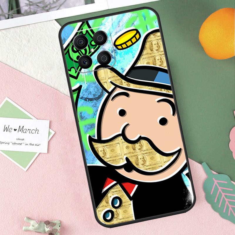 Monopolys Money Dollars Case For Honor X9b X8b X9a X8a X8 X9 X9c 50 70 90 Lite Honor 200 Pro Magic 7 5 6 Lite Cover
